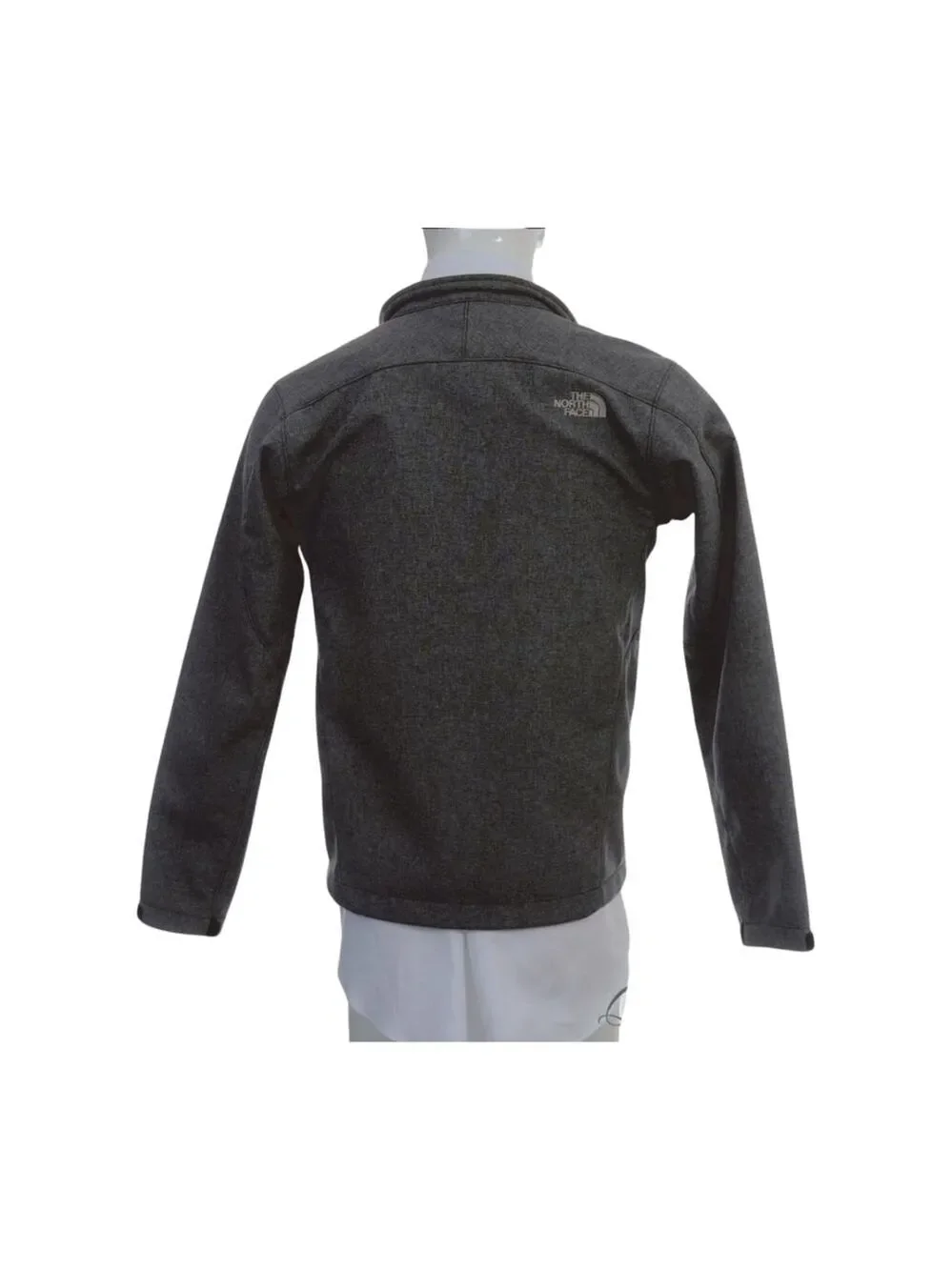 The North Face Small Apex Barrier Soft Shell Jacket Wind/Water Resistant Grey
